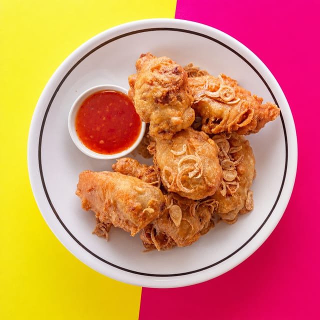 Fried Chicken Wings (Kai Tod Had Yai).