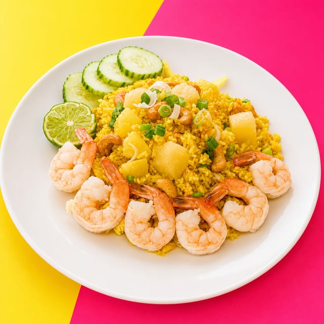 Yellow Curry Fried Rice.