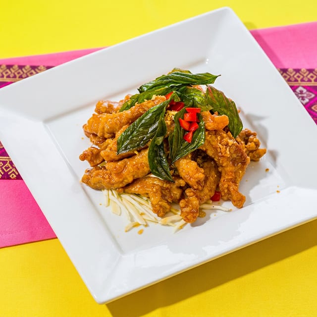 Crispy Garlic Chicken.