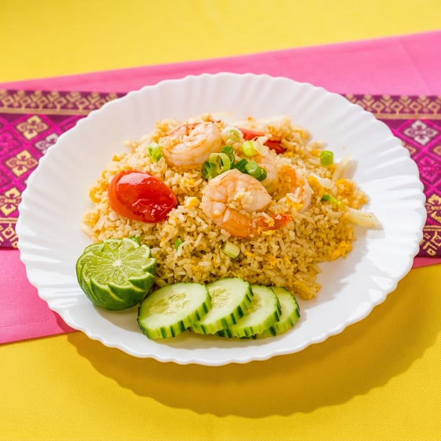 Yellow Curry Fried Rice.