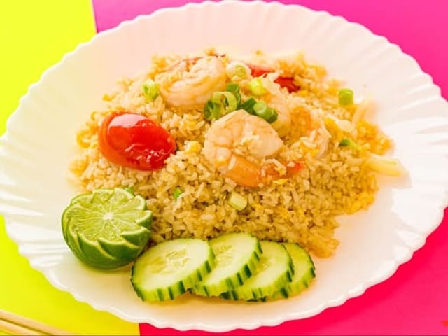 Yellow Curry Fried Rice.